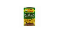 Golden Valley Pieces & Stems Mushrooms 400g