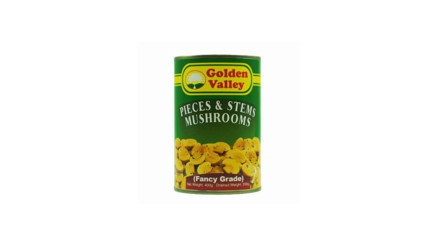 Golden Valley Pieces & Stems Mushrooms 400g