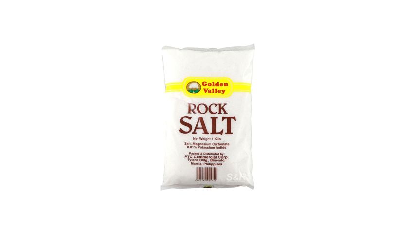 Golden Valley Rock Salt 1kg