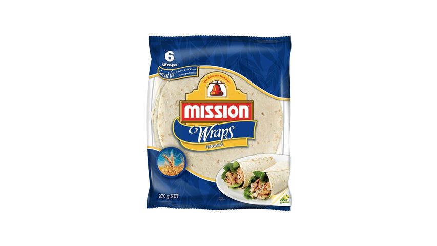 Mission Tortilla Wraps 8 Inches Original 270g