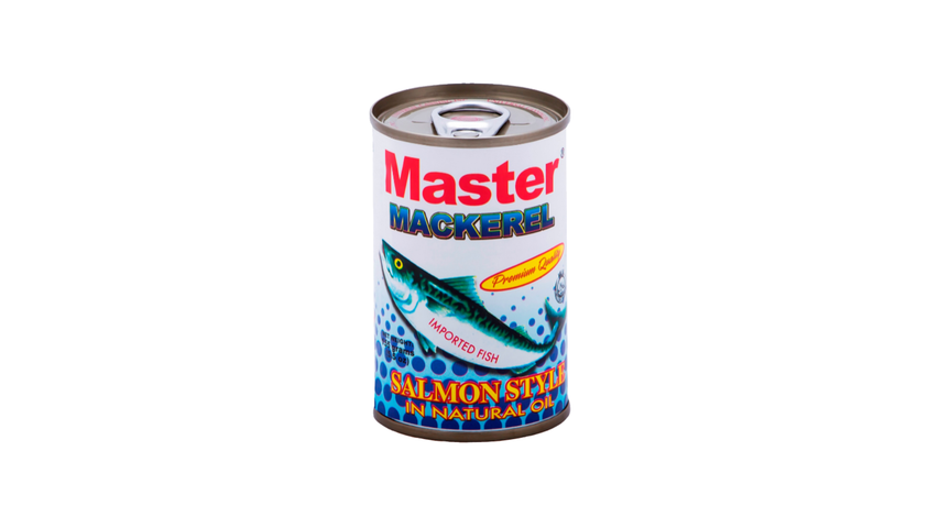 Master Mackerel White in Natural Oil 155g