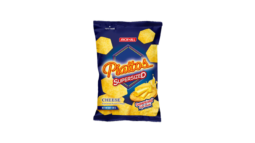 Piattos Supersized Cheese Flavored Potato Crisps 170g