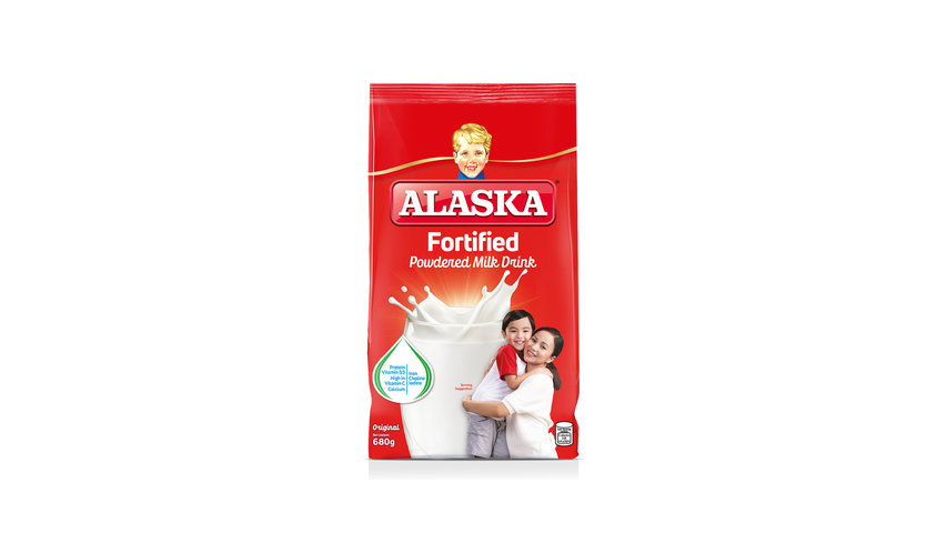 Alaska Fortified Powdered Milk Drink 680G