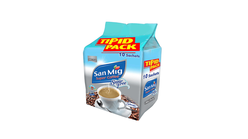 San Mig Super Coffee Sugar Free Original Tipid Pack 7g x 10s