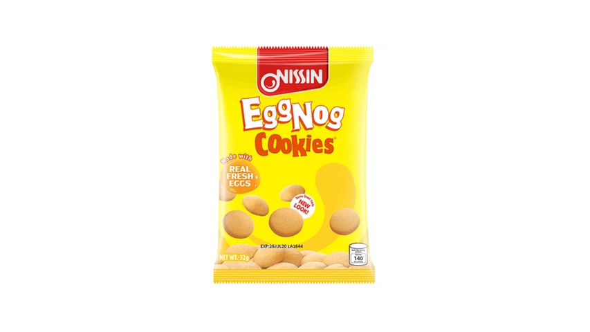 Nissin Eggnog Cookies 32g