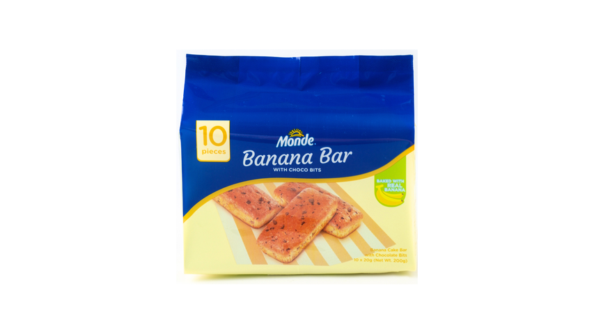 Monde Banana Bar 20g x 10's