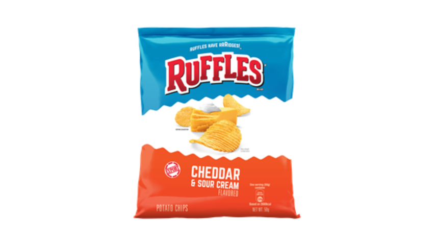 Ruffles Cheddar & Sour Cream 50g
