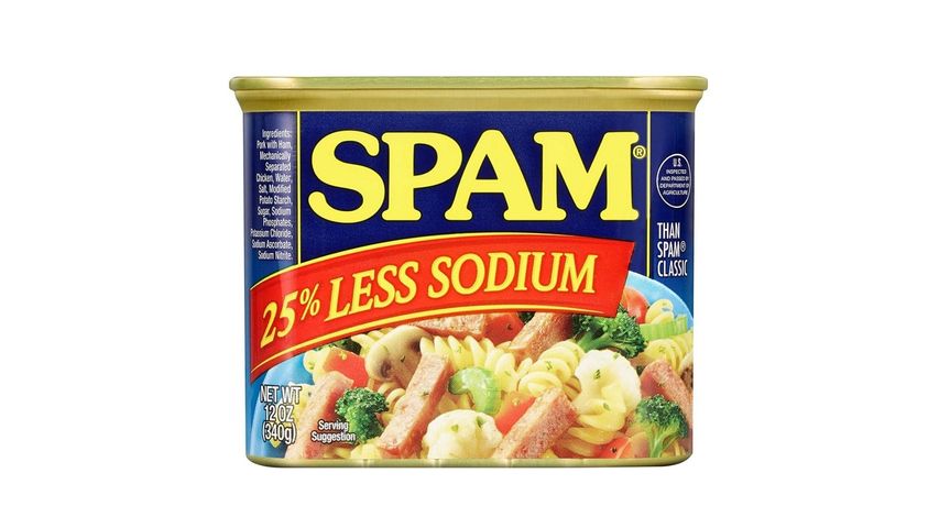 Spam Less Sodium 340G