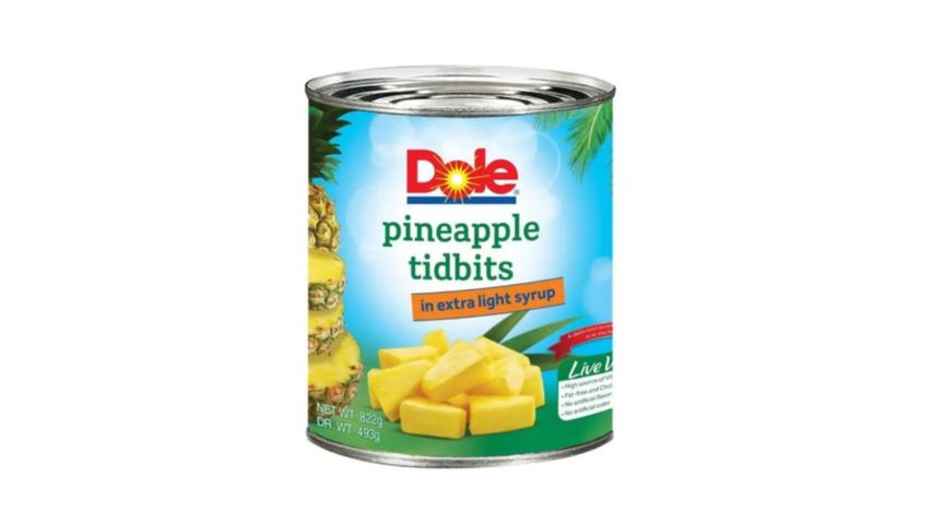 Dole Pineapple Tidbits 822g
