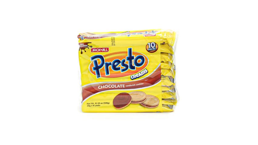 Presto Creams Chocolate 30G x 10's