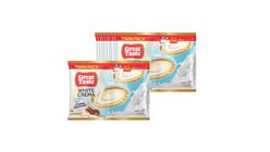 Great Taste 3-in-1 White Crema Twin Pack 10 x 50g