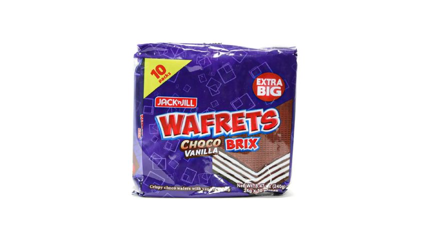 Wafrets Extra Big Brix Choco Vanilla 24Gx10'S