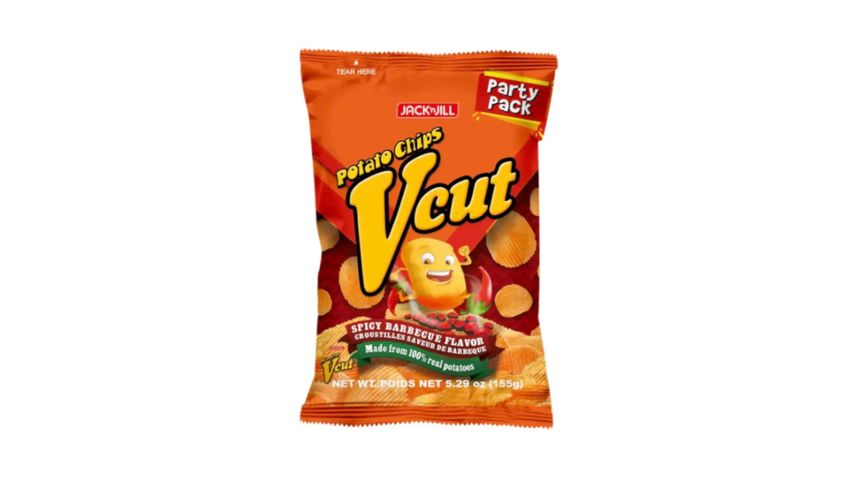 Jack 'n Jill V Cut Potato Chips Spicy BBQ 155G