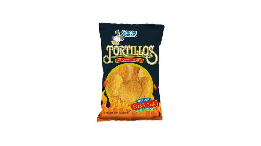 Granny Goose Tortillos Chili Flavored Corn Snacks 160g