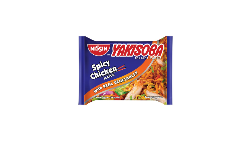Nissin Yakisoba Spicy Chicken Pouch (59g)
