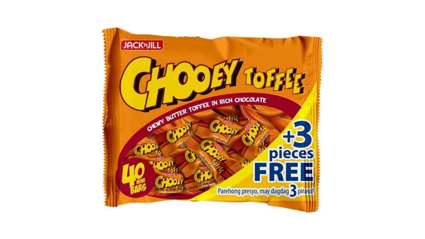 Jack 'n Jill Chooey Toffee (40 + 3 Pieces Free) 43 x 5.5g