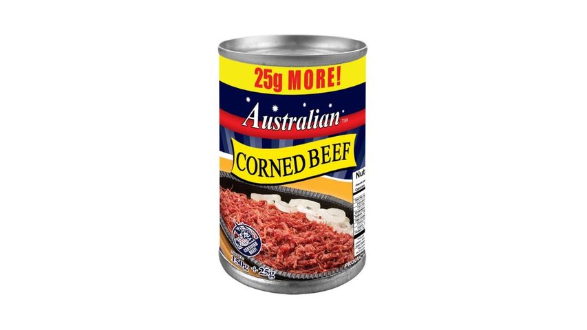 Australian Corned Beef 150g + 25g