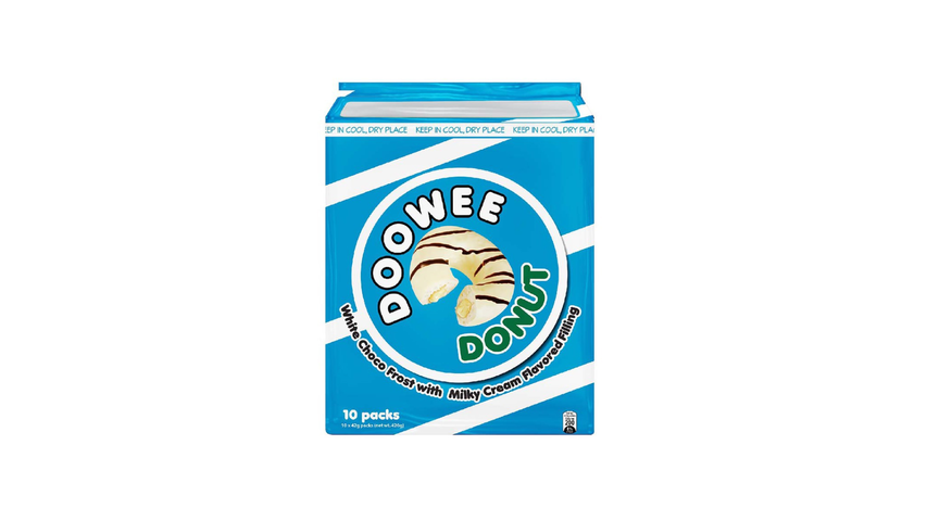 Doowee Donut White Choco 42g x 10's