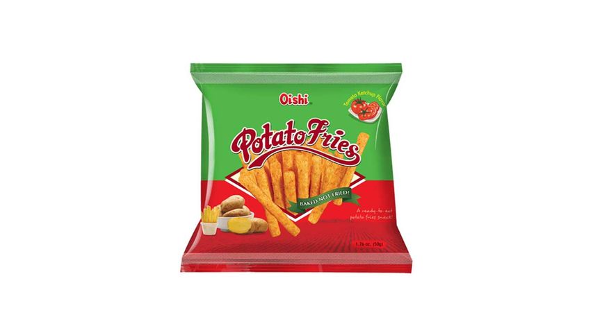 Oishi Potato Fries Ketchup Flavor 50G
