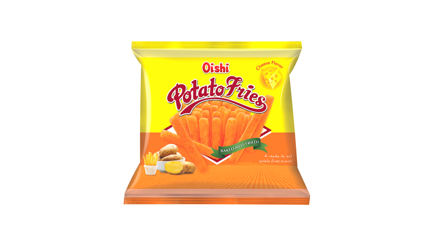 Oishi Potato Fries Cheese Flavor 50G