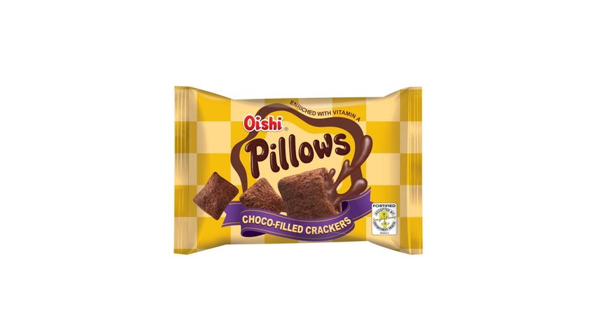 Oishi Pillows Choco Crackers 24G
