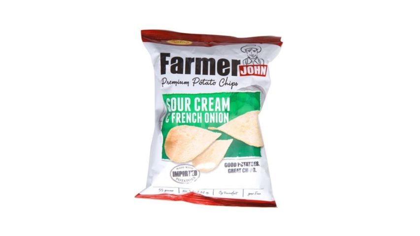 Leslie Farmer John Sour Cream And Onion 55G