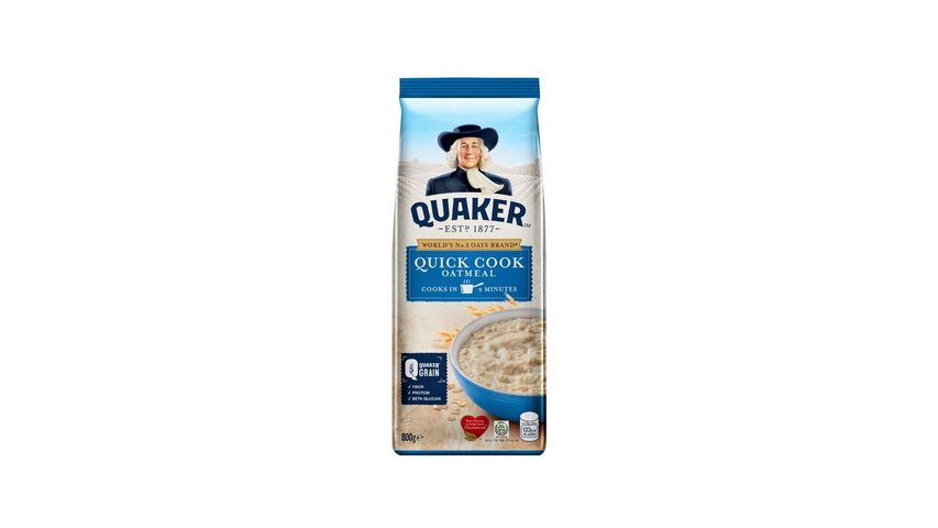 Quaker Quick Cook Oat (foil) 800g