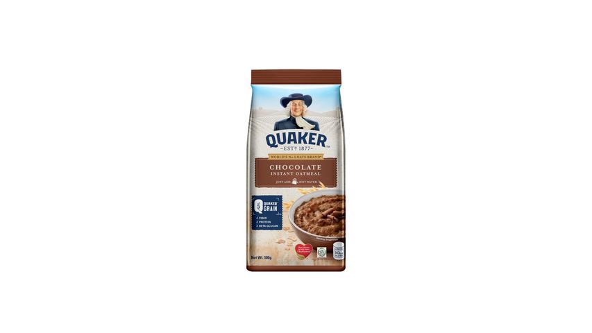 Quaker Instant Oatmeal Chocolate 500G