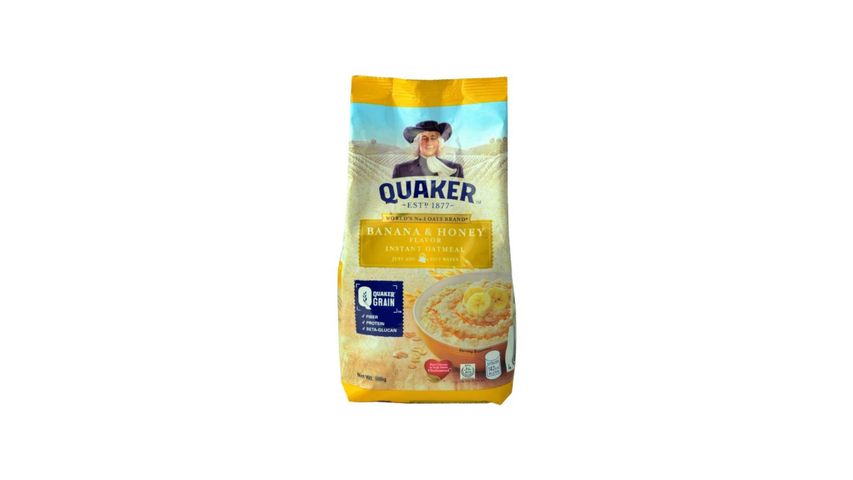 Quaker Instant Oatmeal Banana & Honey 200G