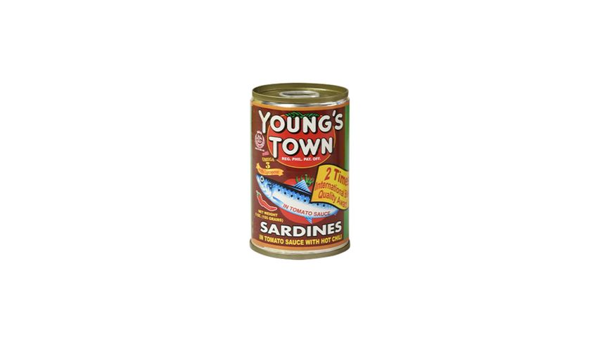 Young's Town Sardines Red 155G