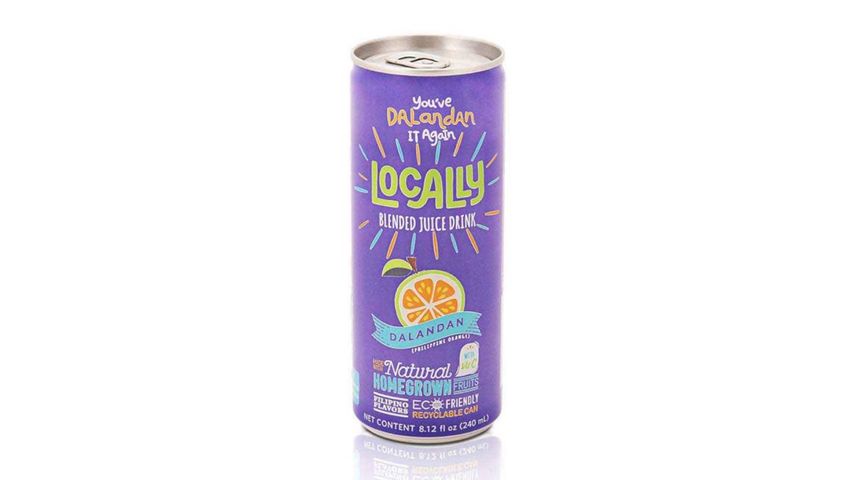 Locally Blended Dalandan Flavor Juice Drink in Can 240ml