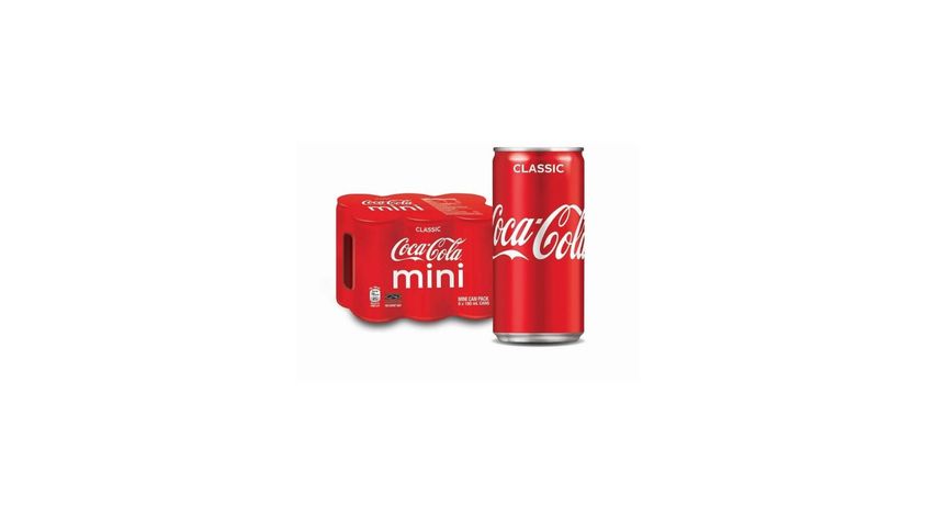 Coke 180ML x 6's Mini Cans