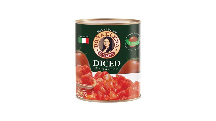 Dona Elena Diced Canned Tomatoes 800g