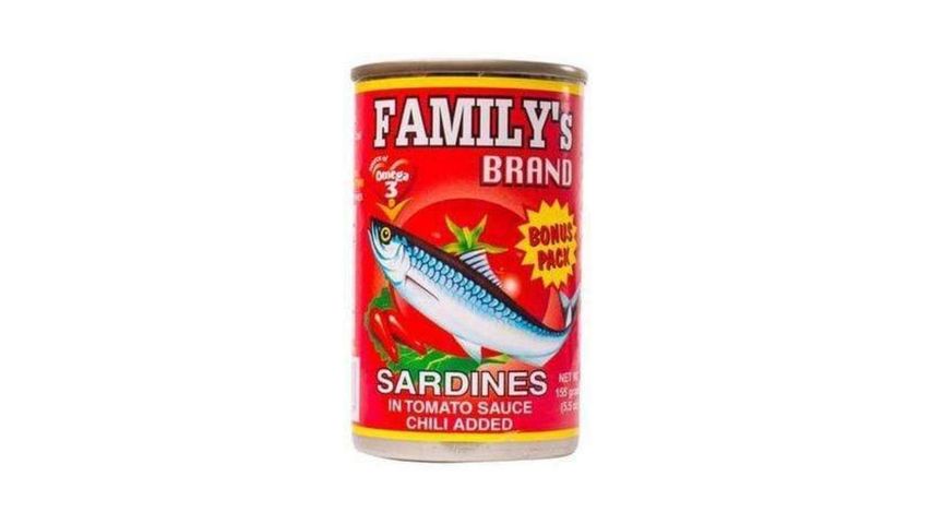 Family's Sardines Bonus Red 155G