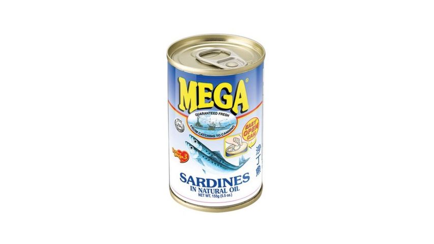 Mega Sardines Creations Natural Oil 155G