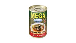 Mega Fried Sardines Hot & Spicy 155G