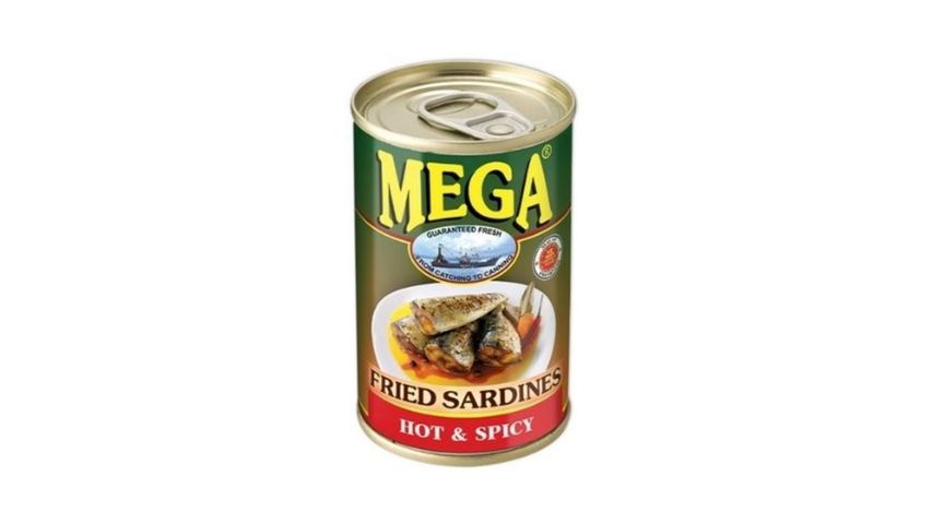 Mega Fried Sardines Hot & Spicy 155G