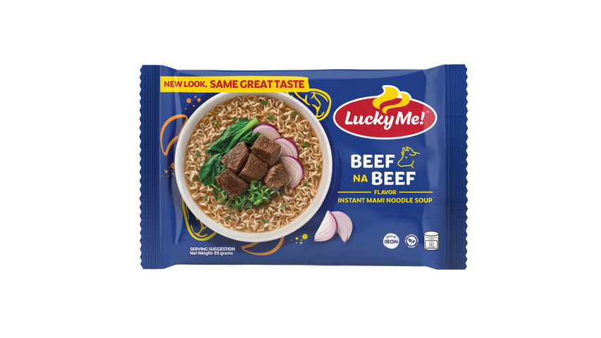 Lucky Me Beef Noodles 55G