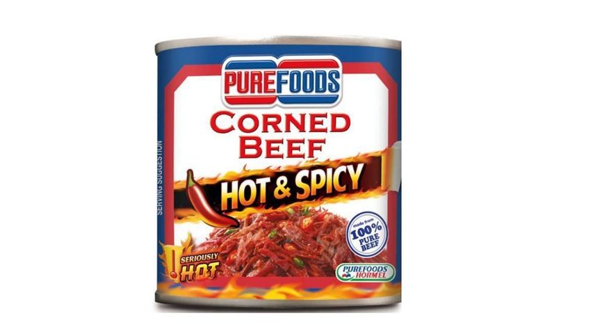 Purefoods Corned Beef Hot & Spicy 210G