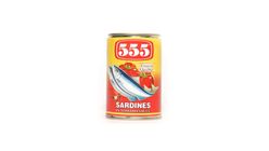 555 Sardines Tomato Sauce W/ Chili 425G