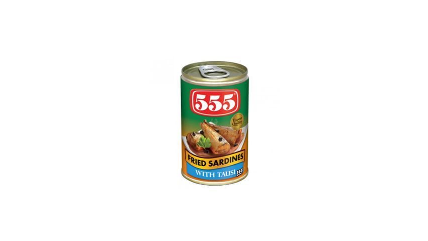 555 Fried Sardines W/ Tausi 155G