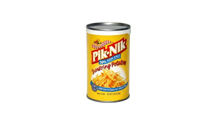 Pik-Nik Shoestrings 50% Less Salt 1.75oz