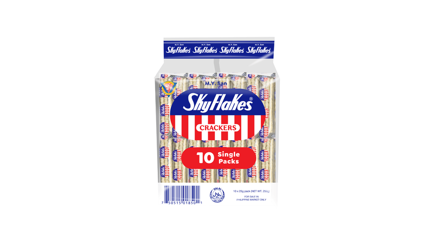 M.Y. San SkyFlakes Original Flavor Crackers 25g x 10s