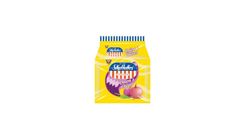 SkyFlakes Crackers Onion & Chives Flavor 25g x 10