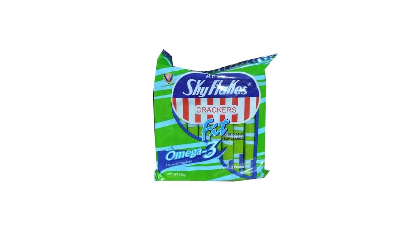 Skyflakes Fit Crackers Omega-3 with Flax seeds 25g x 10