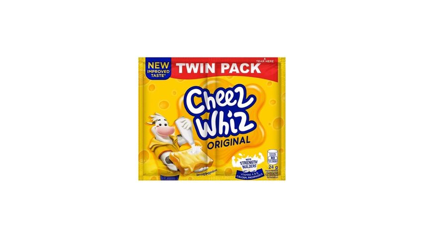 Cheez Whiz Original Twin Pack 24G