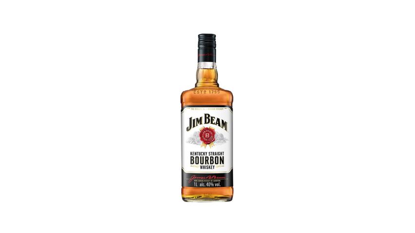 Jim Beam White 4Yo Bourbon 1L