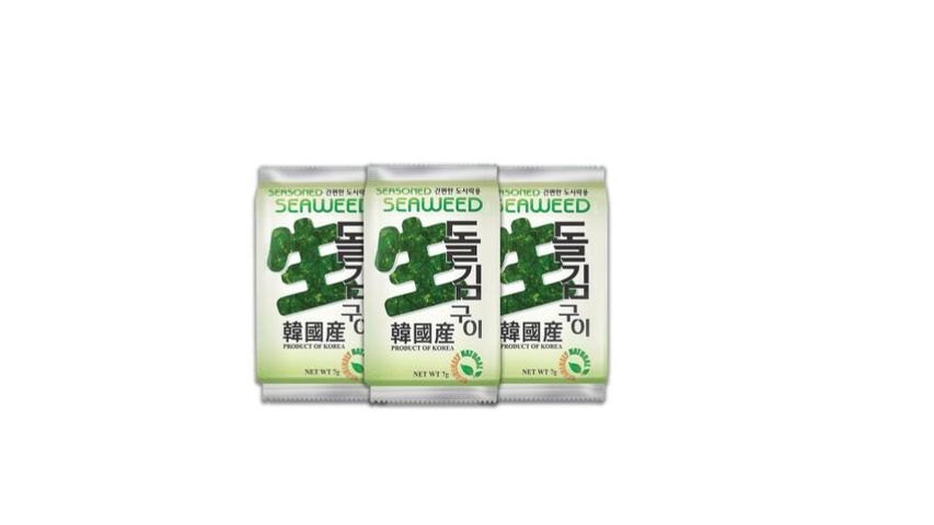 Seasoned Seaweed Laver 7Gx3's