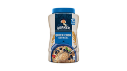Quaker Quick Cook Oatmeal Jar 1kg