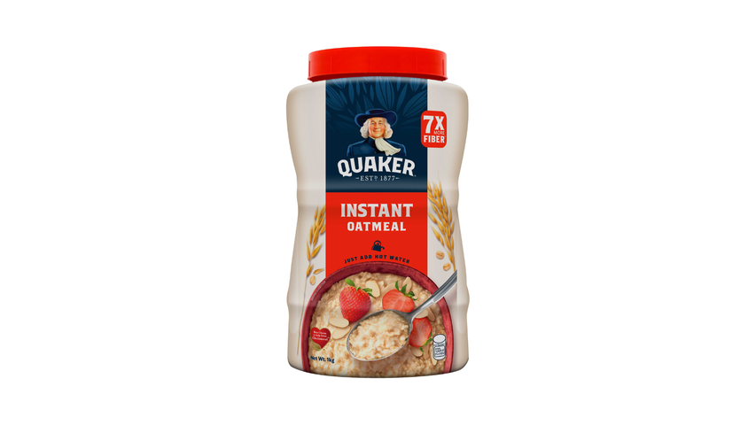 Quaker Instant Oatmeal Jar 1kg